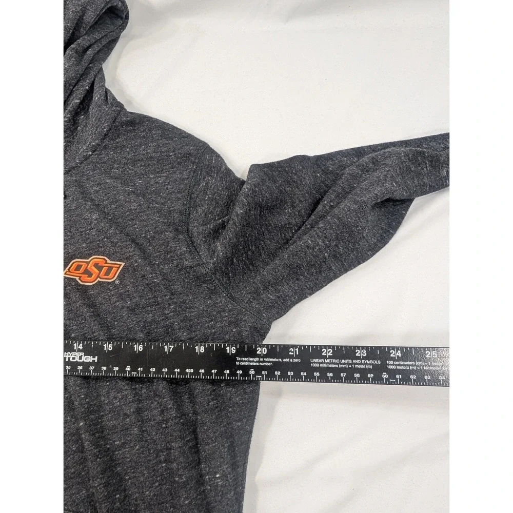 Oklahoma State Cowboys Hoodie Women  Gray Nike Full Zip NCAA Long Sleeve Large‎